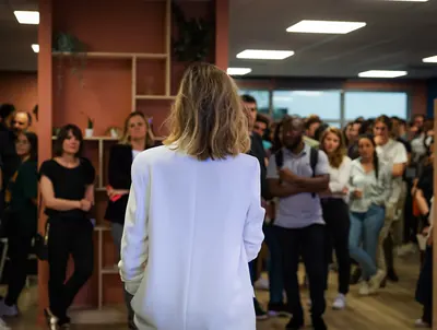 Séminaire d'équipe dans des bureaux
