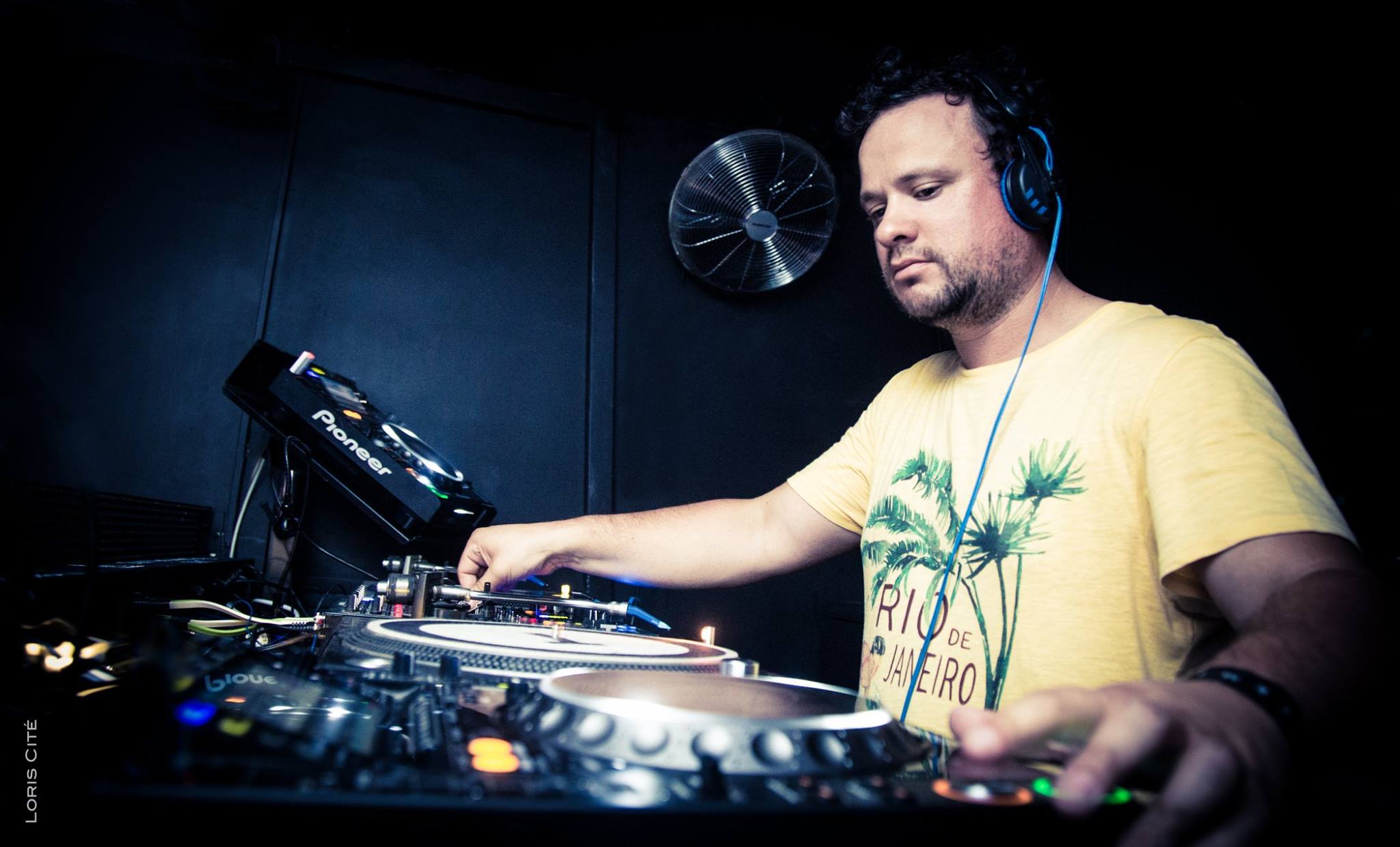 Studio shot on Pioneer turntables